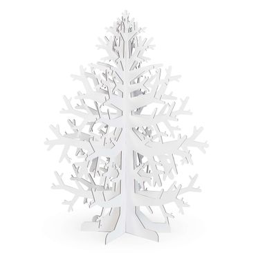 FOLDZILLA Juletræ - Bæredygtigt juletræ hvid til maling og limning